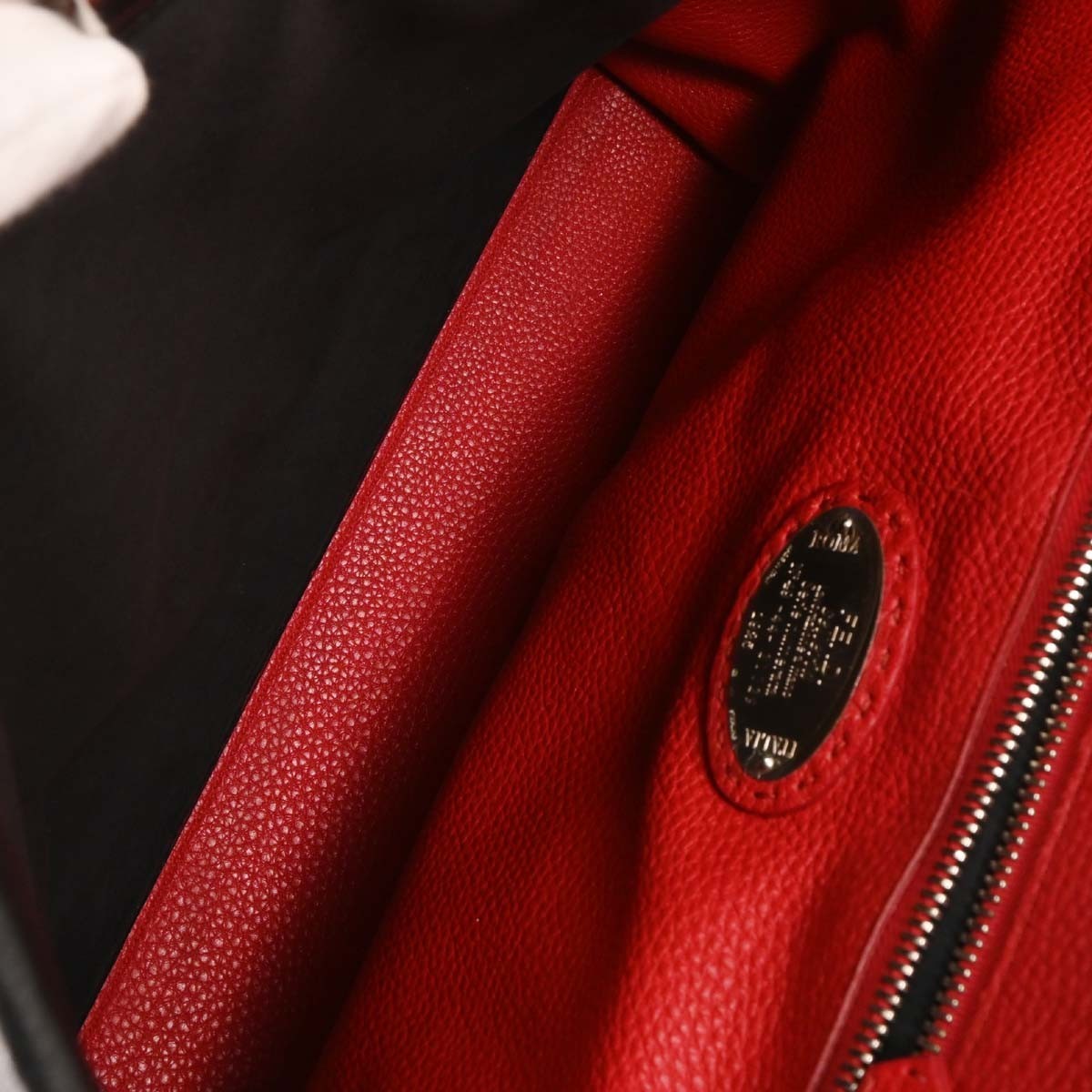 Fendi Monster Selleria Peekaboo Fit Bag Leather