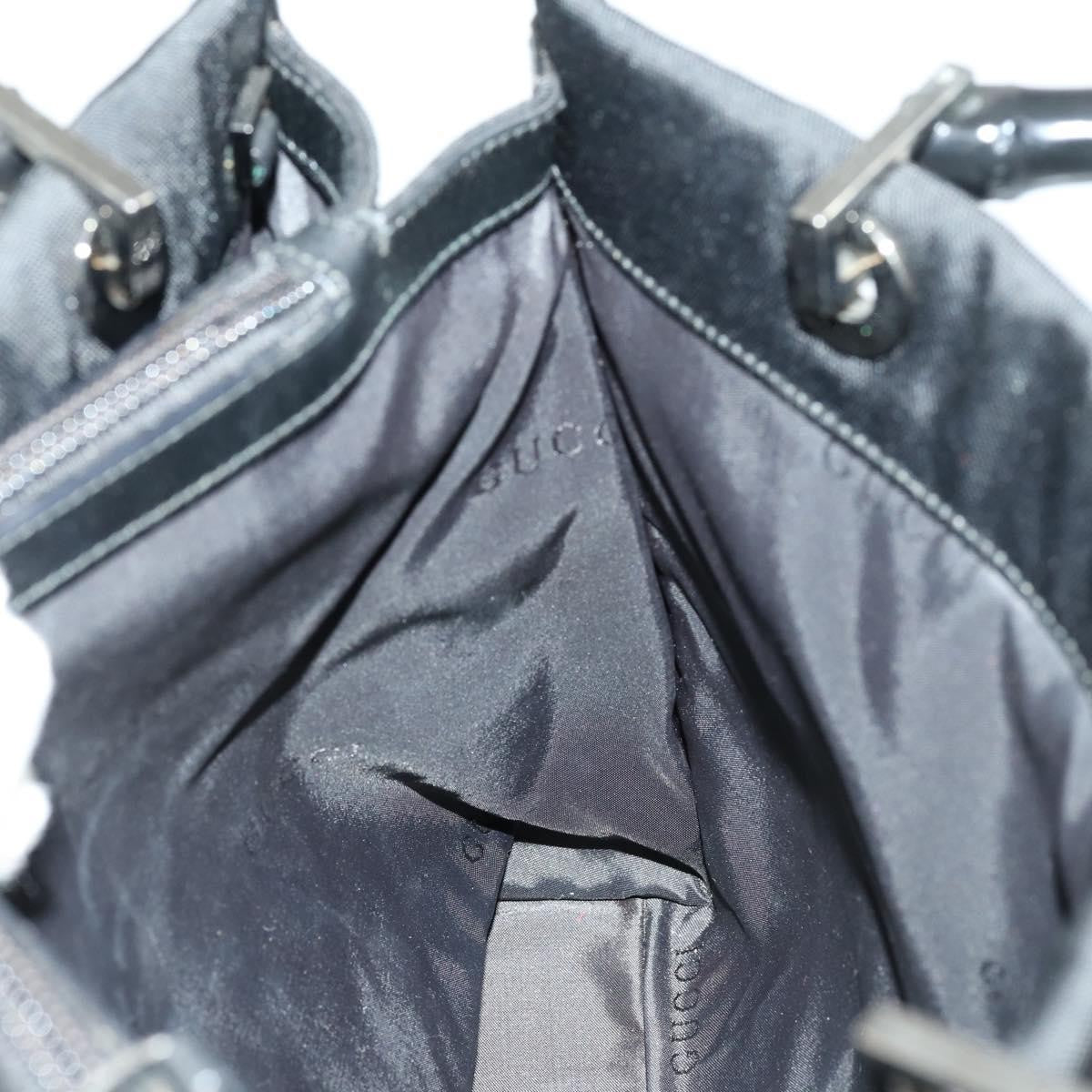 Gucci Vintage Bamboo Handle Tote Nylon