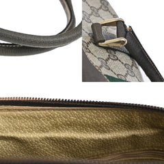 Gucci Vintage Web Boston Bag GG Coated Canvas