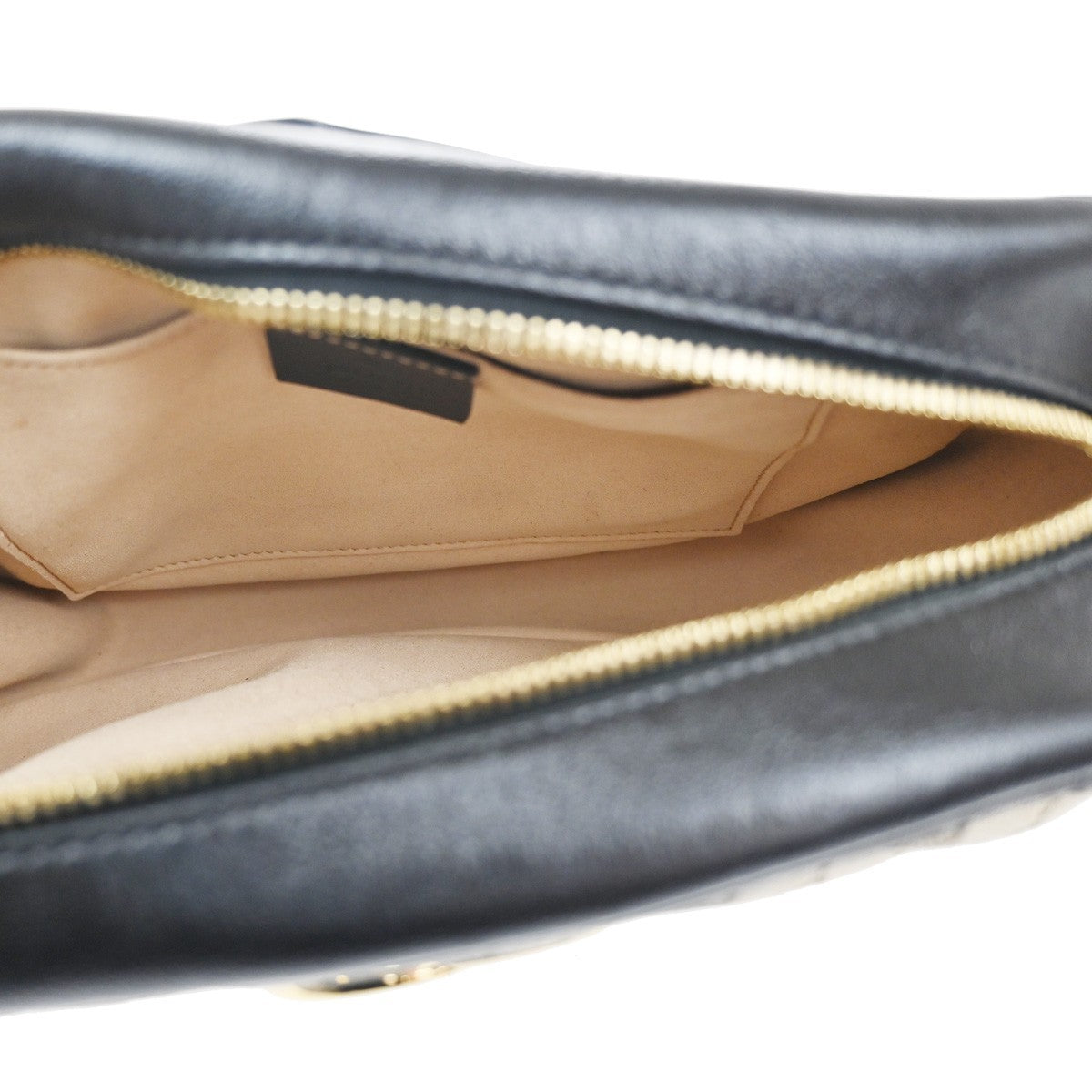 Gucci GG Marmont Shoulder Bag Diagonal Quilted GG Canvas with Leather