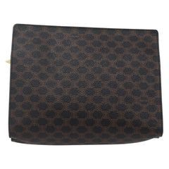 Celine Vintage Macadam Shoulder Bag Canvas