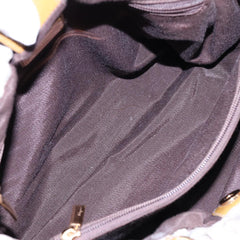 Salvatore Ferragamo Convertible Bow Satchel Nylon