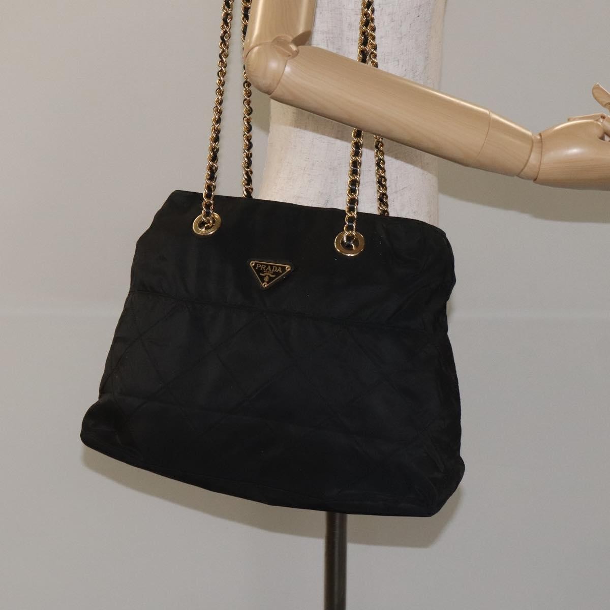 Prada Chain Shoulder Bag Tessuto