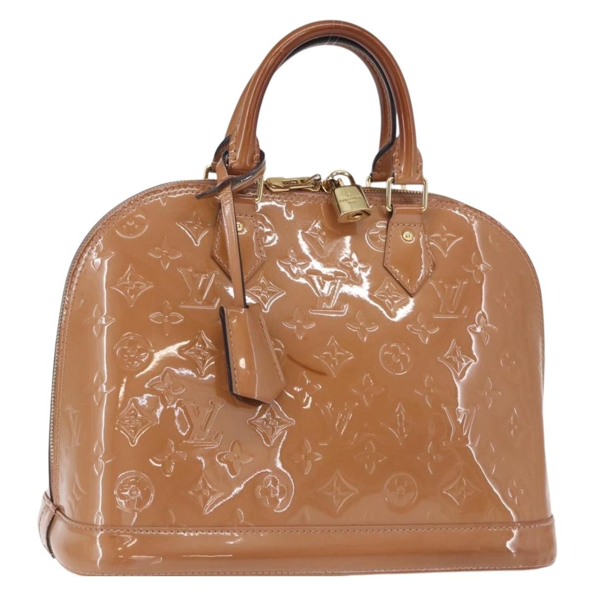 Louis Vuitton Alma Handbag Patent Leather