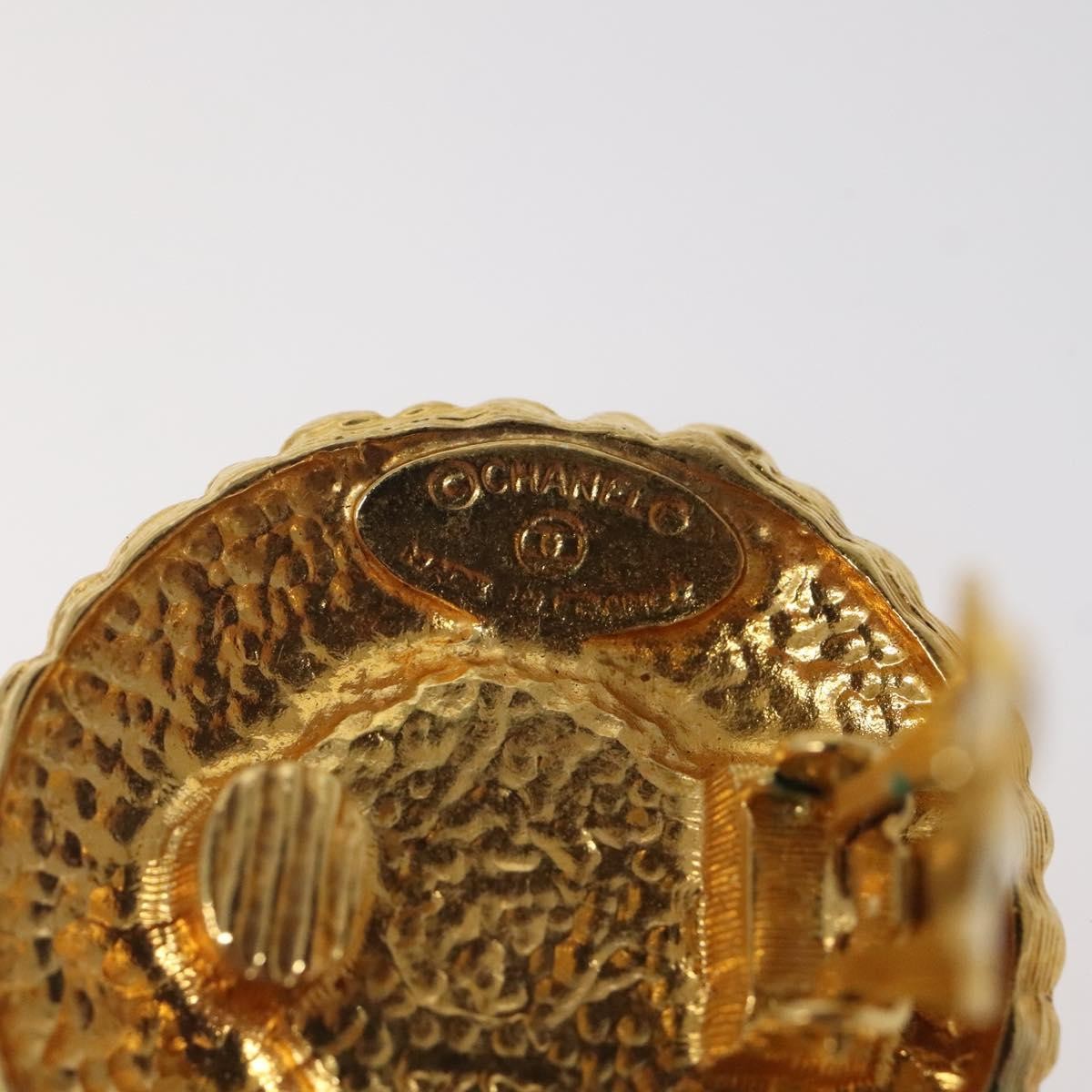 Chanel Vintage CC Clip-On Earrings Metal