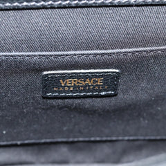 Versace Virtus Flap Messenger Bag Leather