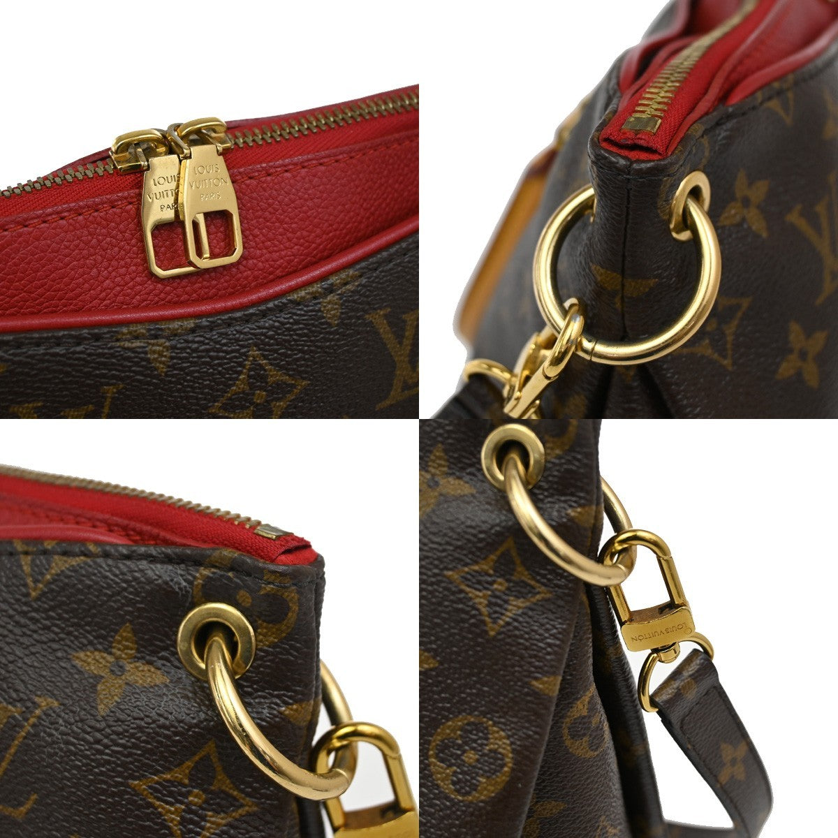 Louis Vuitton Pallas Tote Monogram Canvas with Leather