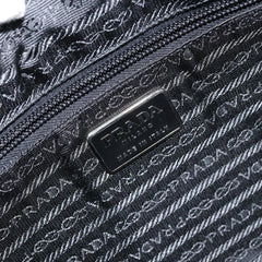 Prada Vintage Zip Handbag Tessuto