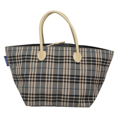 Burberry Nova Check Tote Nylon