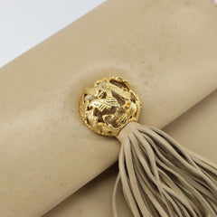 Salvatore Ferragamo Vintage Flap Shoulder Bag Leather