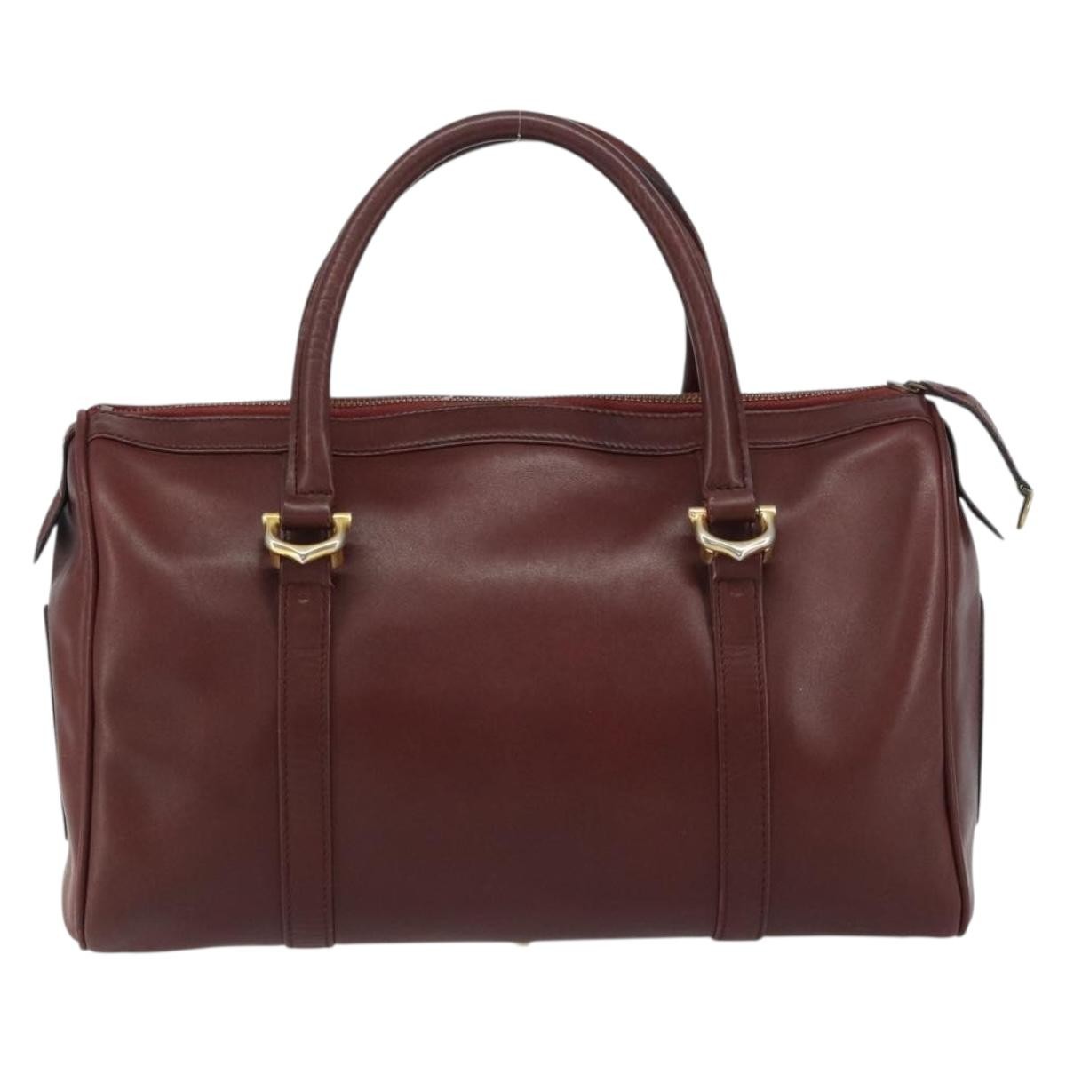 cartier Must de Cartier Boston bag Leather