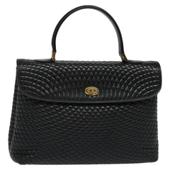 Bally Vintage Handbag Quilted Leather