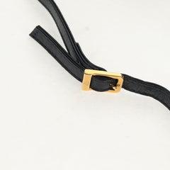 MCM Visetos Handbag Canvas and Leather