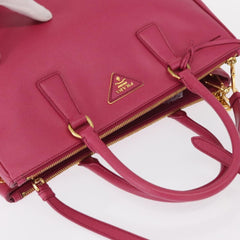 Prada Double Zip Lux Tote Saffiano Leather