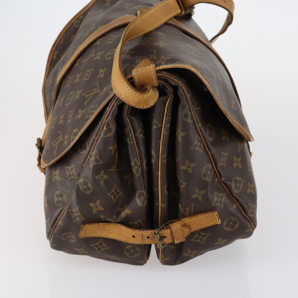 Louis Vuitton Saumur Handbag Monogram Canvas