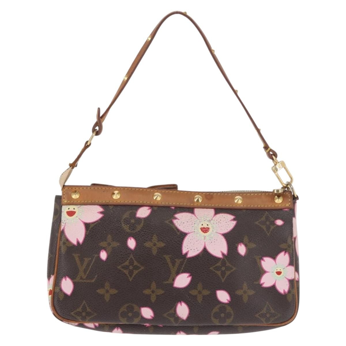 Louis Vuitton Pochette Accessoires Limited Edition Cherry Blossom Monogram