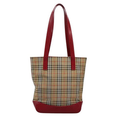 Burberry Nova Check Tote canvas check pattern