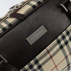 Burberry Nova Check Tote Canvas and Leather