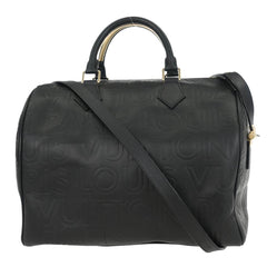 Louis Vuitton Paris Speedy Cube Bag Embossed Leather