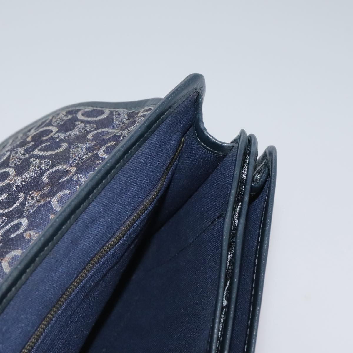 Celine C Sulky Handbag Canvas