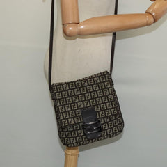 Fendi Mamma Baguette Shoulder Bag Canvas