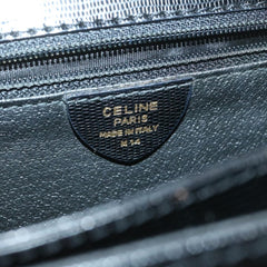 Celine Circle Logo Handbag Leather