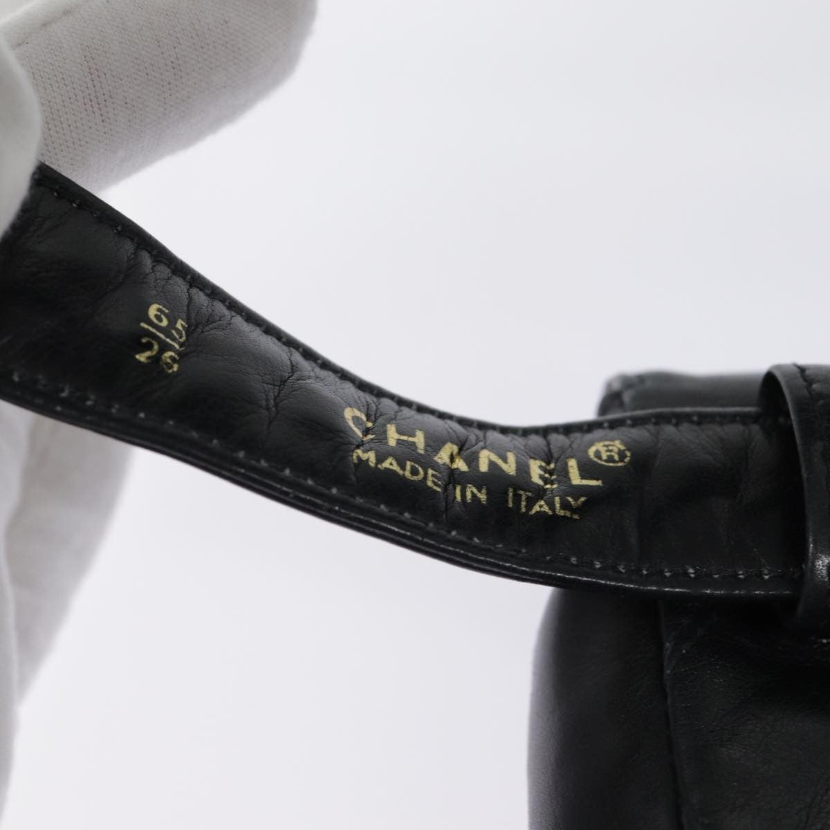 Chanel Waist Belt Bag Quilted Shiny Calfskin