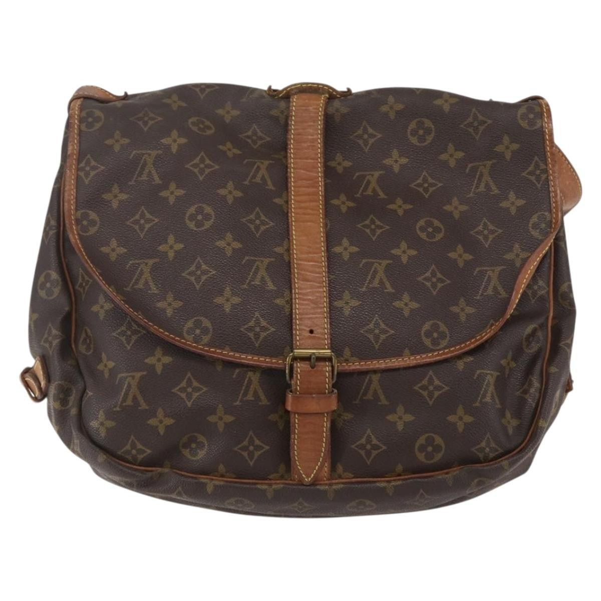 Louis Vuitton Saumur Handbag Monogram Canvas