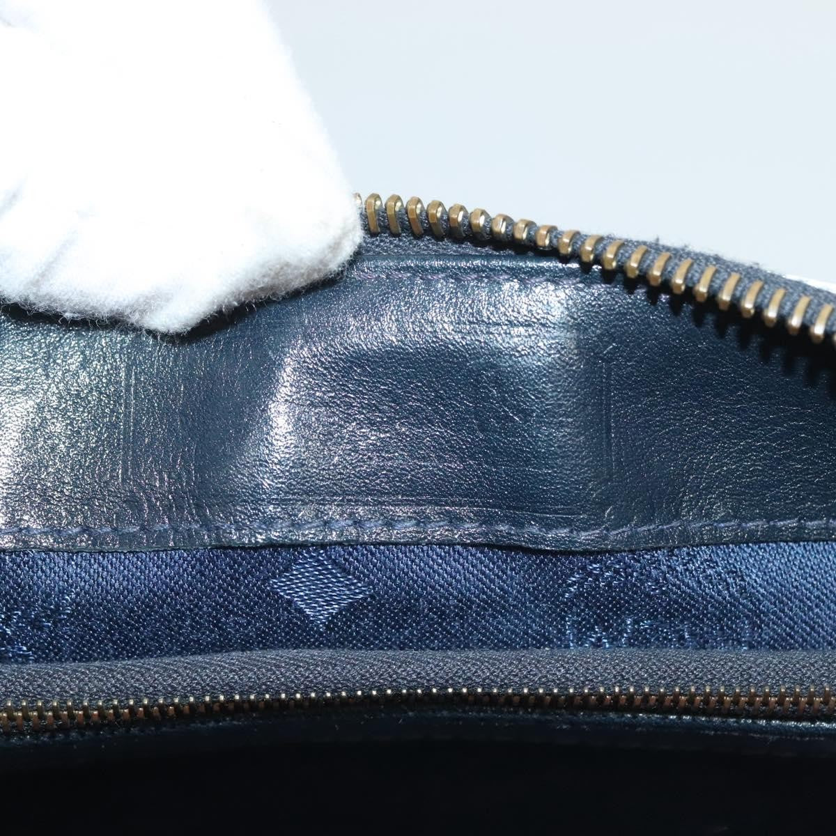 MCM Visetos Handbag Canvas and Leather