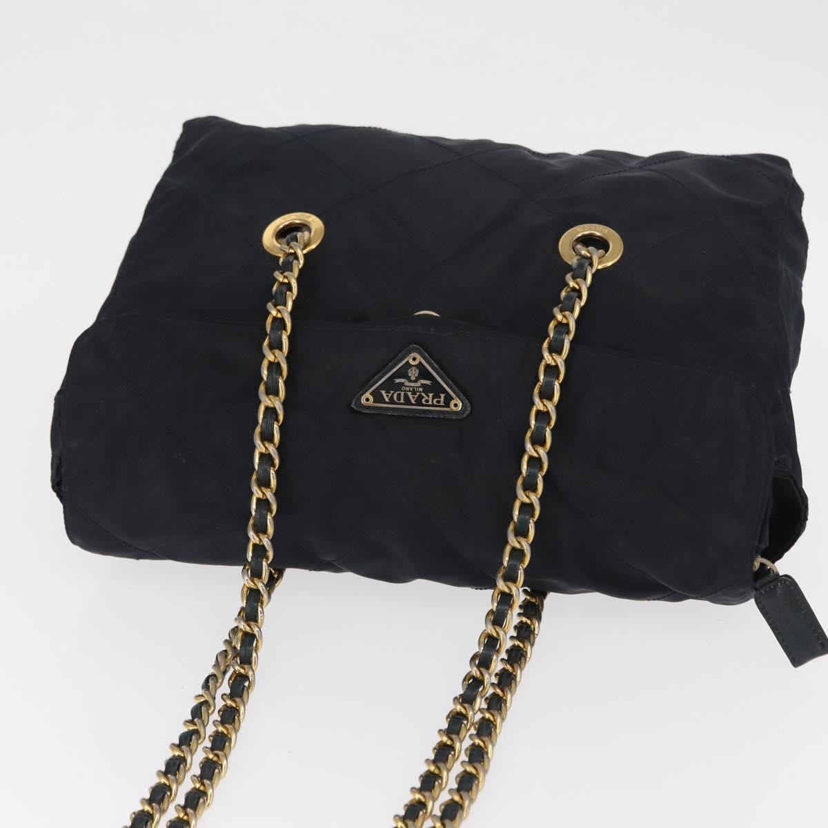 Prada Chain Shoulder Bag Tessuto