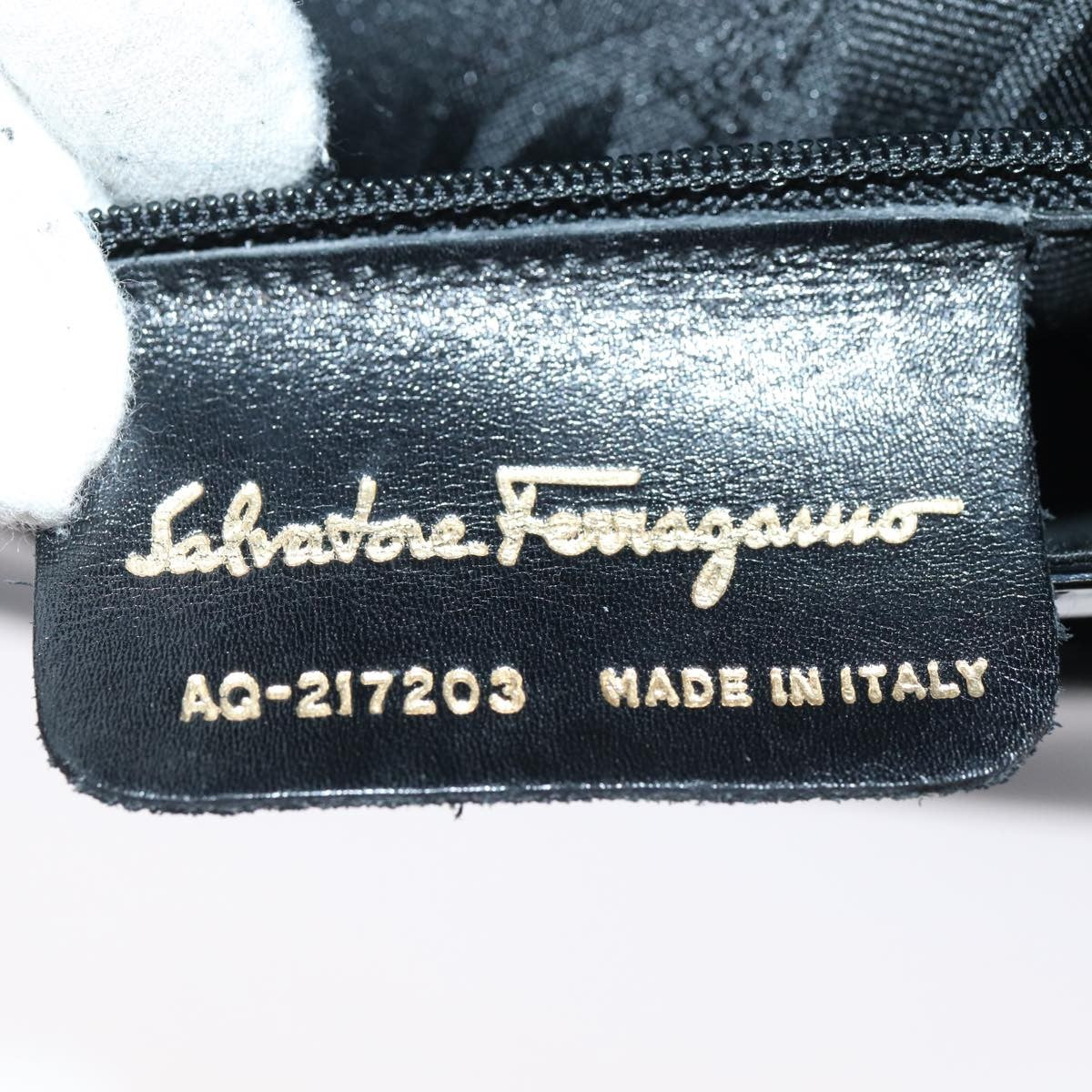 Salvatore Ferragamo Vala Shoulder Bag Patent Leather