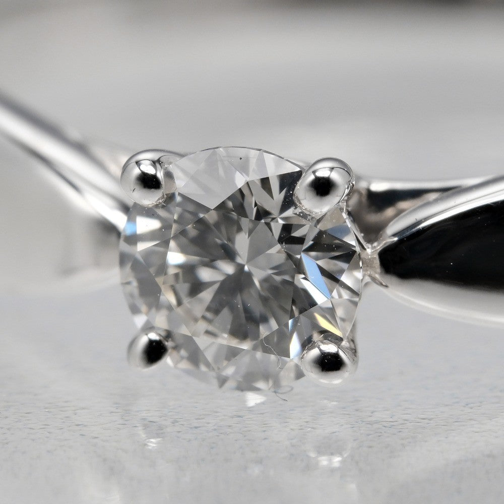 Tiffany & Co. Harmony Solitaire Ring Platinum with RBC Diamond