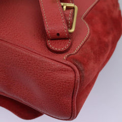 Gucci Vintage Bamboo Backpack Suede