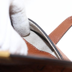 Chloe Marcie Basket Bag Raffia and Leather