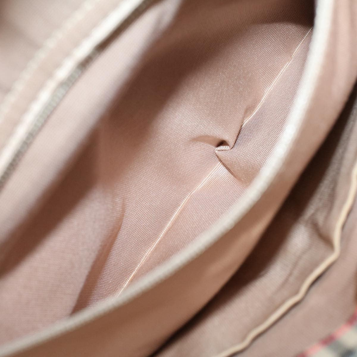 Burberry Nova Check Tote Nylon and Leather