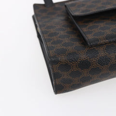 Celine Vintage Macadam Shoulder Bag Canvas