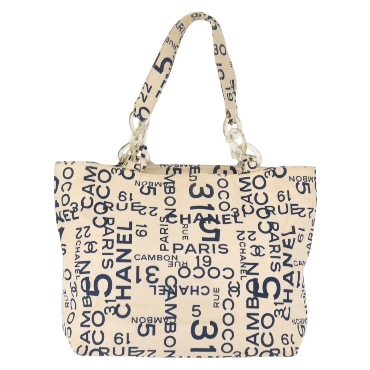 Chanel 31 Rue Cambon Beach Zip Tote Printed Canvas