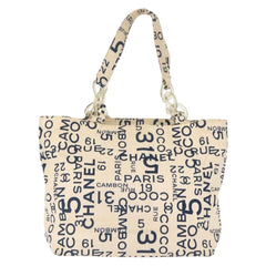 Chanel 31 Rue Cambon Beach Zip Tote Printed Canvas
