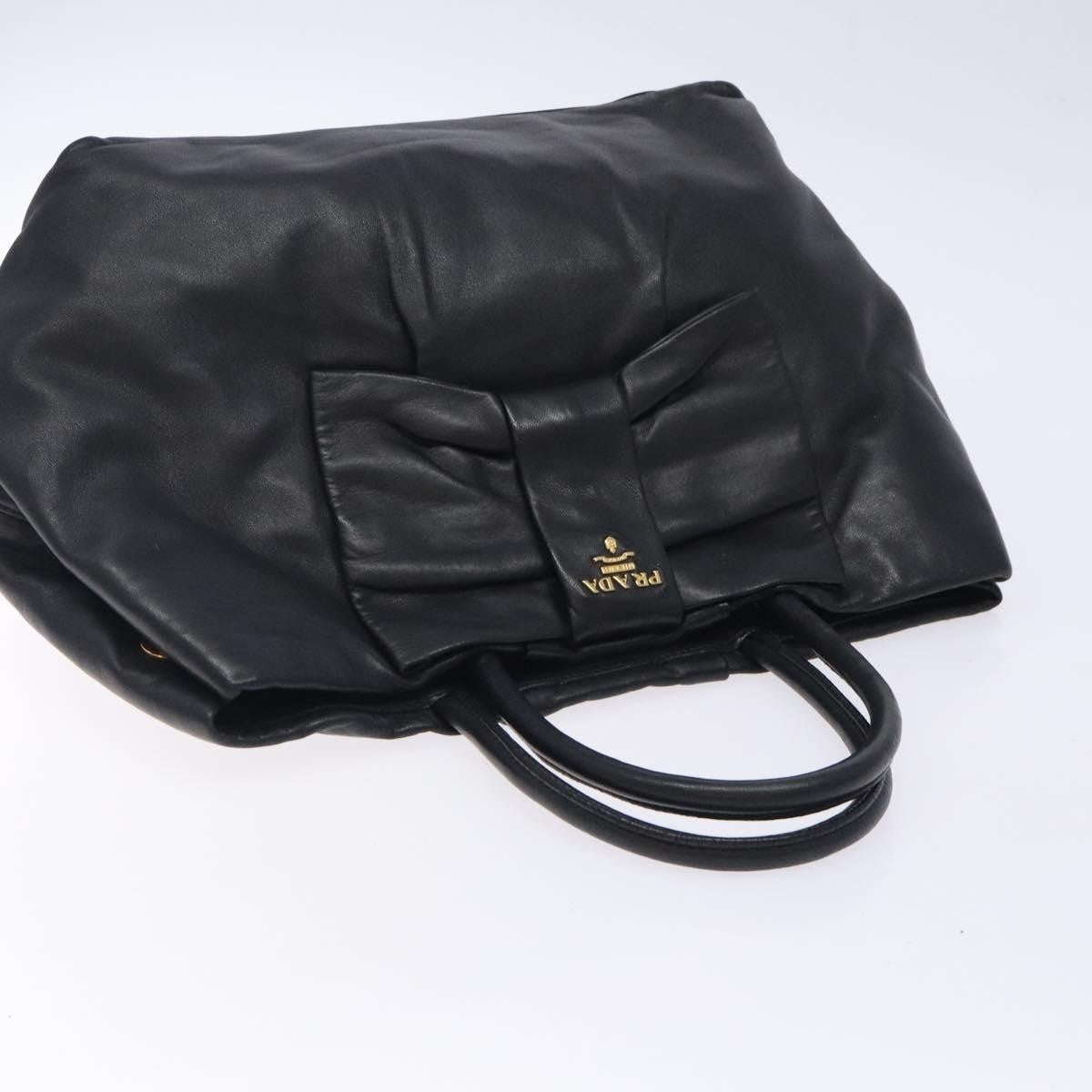 Prada Bow Tote Leather