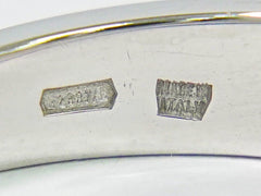 Bvlgari B.Zero1 Element Dangle Charm Ring 18K White Gold with Diamond