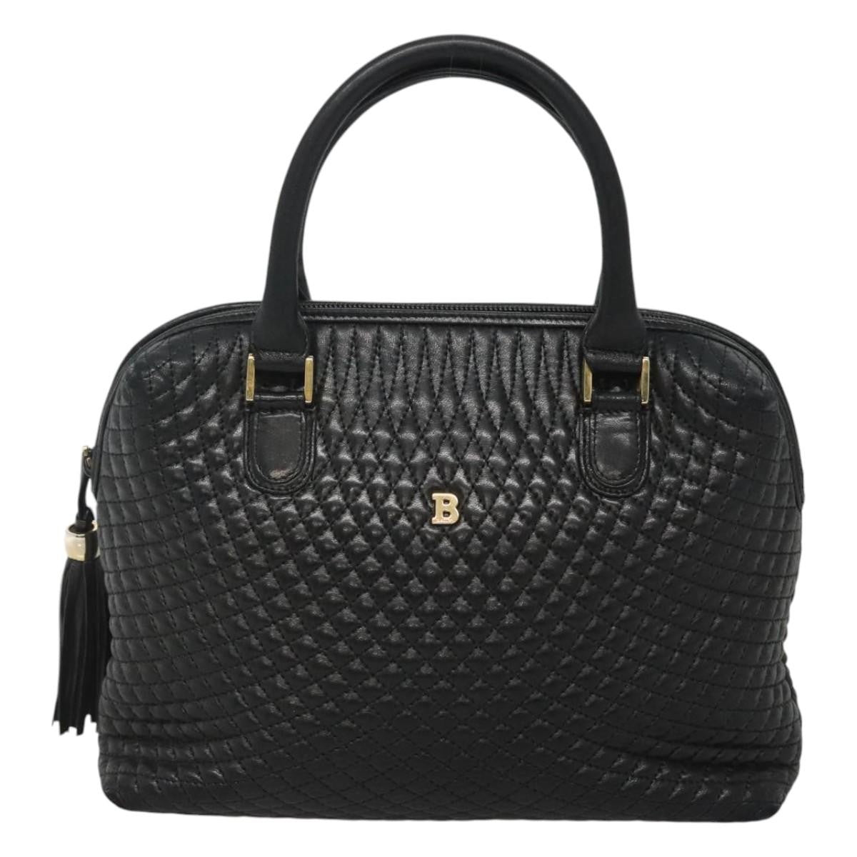 Bally Vintage Handbag Quilted Leather