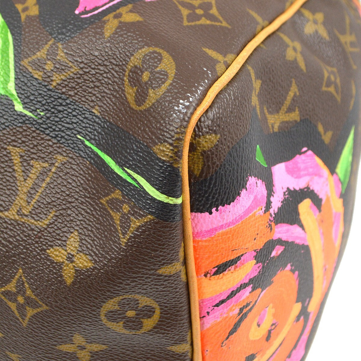 Louis Vuitton Keepall Bag Limited Edition Monogram Roses
