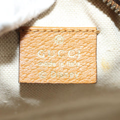 Gucci Disney Mickey Mouse Round Shoulder Bag Printed Mini GG Coated Canvas