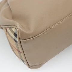 Burberry Horn Toggle Tote Leather