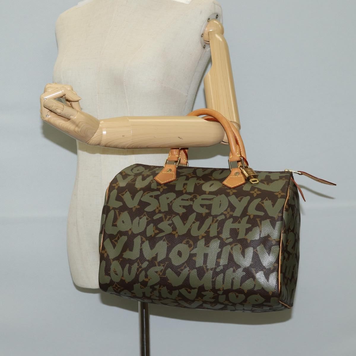 Louis Vuitton Speedy Handbag Limited Edition Monogram Graffiti