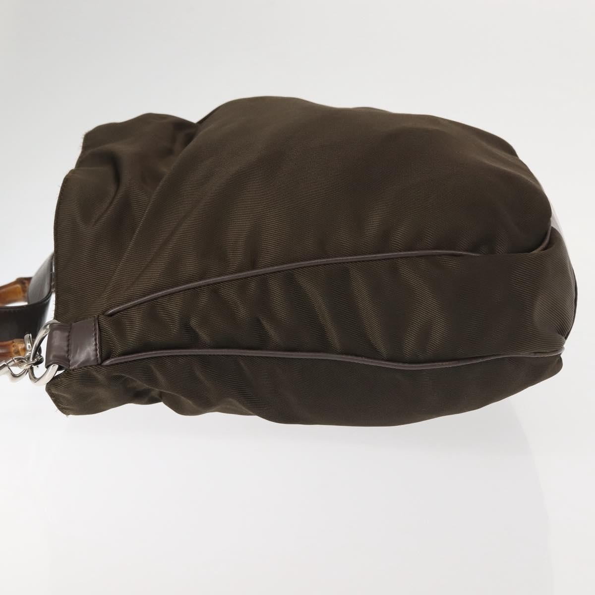 Gucci Sherry bamboo Shoulder Bag Nylon