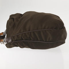 Gucci Sherry bamboo Shoulder Bag Nylon