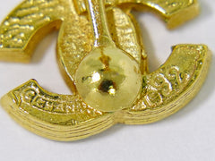 Chanel Vintage CC Clip-On Earrings Metal