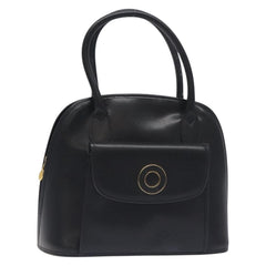 Celine Circle Logo Handbag Leather