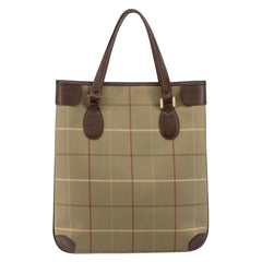 Burberry Nova Check Tote canvas check pattern